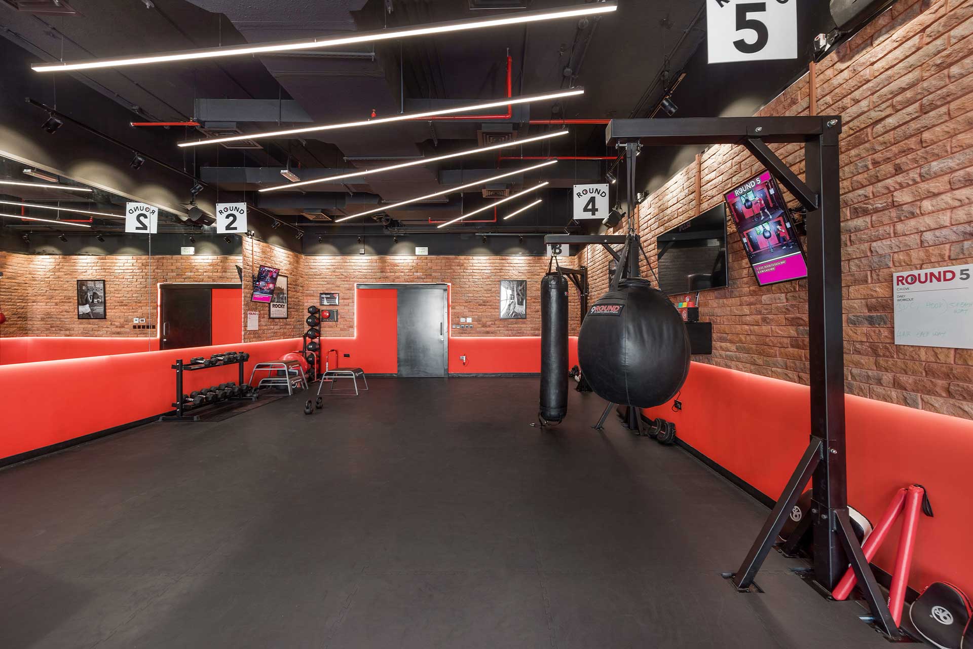 Interior of 9round Kickboxing Fitness Gym Qatar - Image 7