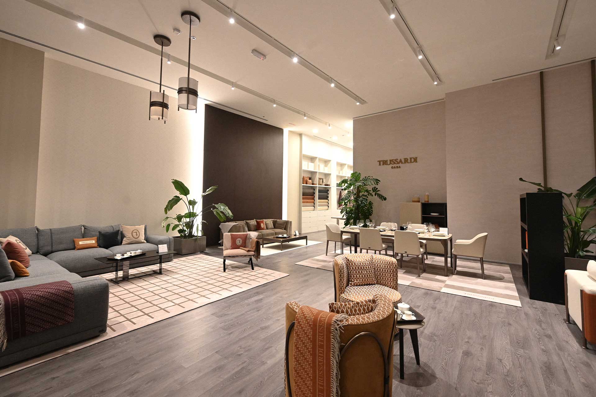 Luxury Living - Interior Design of Luxury Furniture Store of Trussardi in Mall of Qatar
